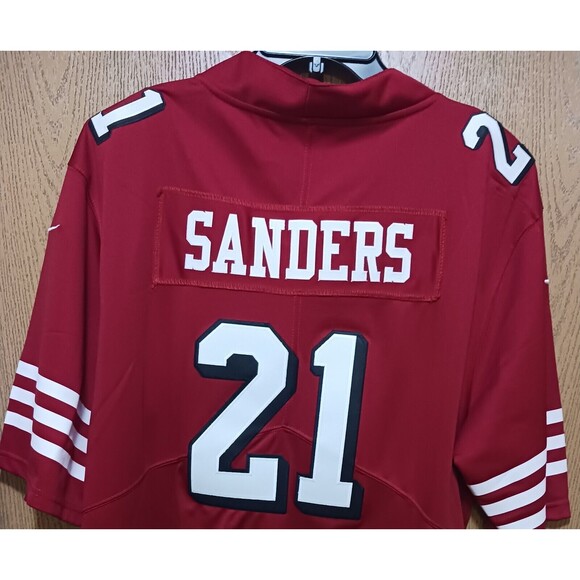 Deion Sanders (Nike)-(49ers)-(Jersey)-(Red)-(New Condition)-(Size XL)-$100.00 - Picture 4 of 5